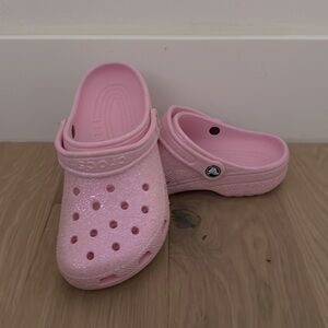 Kids CROCS - Pink Sparkle size J3